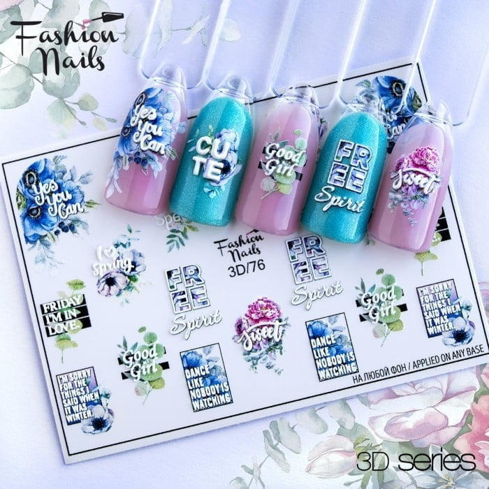 Sticker Design 3D No. 76 (Water-soluble stickers)