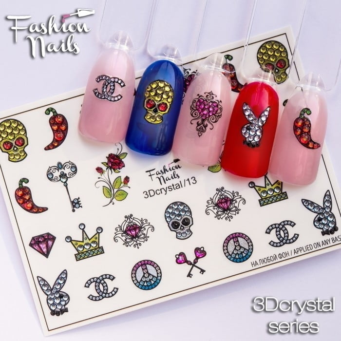 Sticker Design 3D Crystal C13 (Water-soluble stickers)