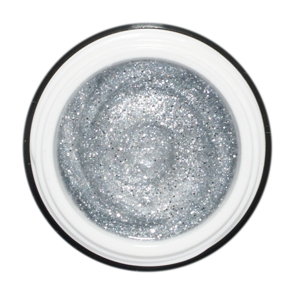 Farbgel von Mr. Stilett "Silver Glitter" 5ml