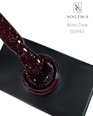 Glitter Gel Polish # 43 Wine Glow  (12ml) TPO-free