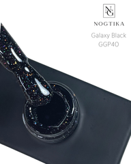 Glitter Gel Polish # 40 Galaxy Black  (12ml) TPO-free