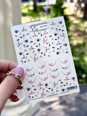 Slider CUT OUT ohne Auschneiden (Wasserlösliche Aufkleber) CU12 von VS Nails