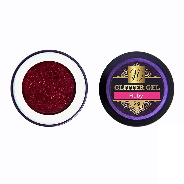 Glitter Gel "Ruby" 5ml (TPO/HEMA-free)