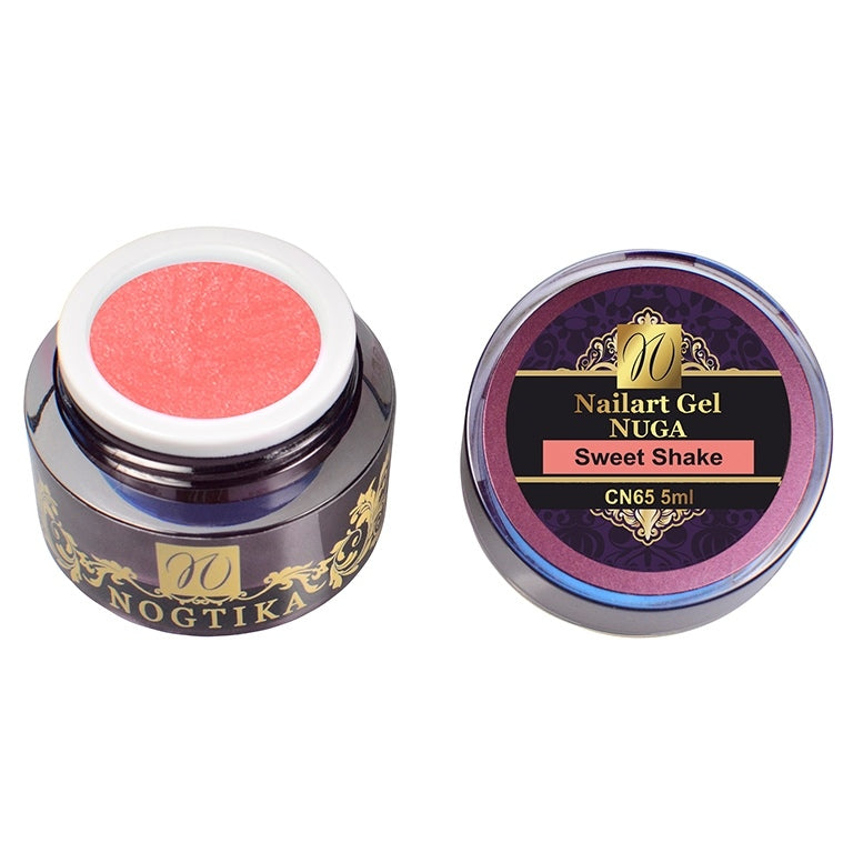 Nailart Color Gel NUGA (without sweat layer) 'Sweet Shake'