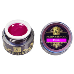 Nailart Farbgel NUGA (ohne Schwitzschicht) 