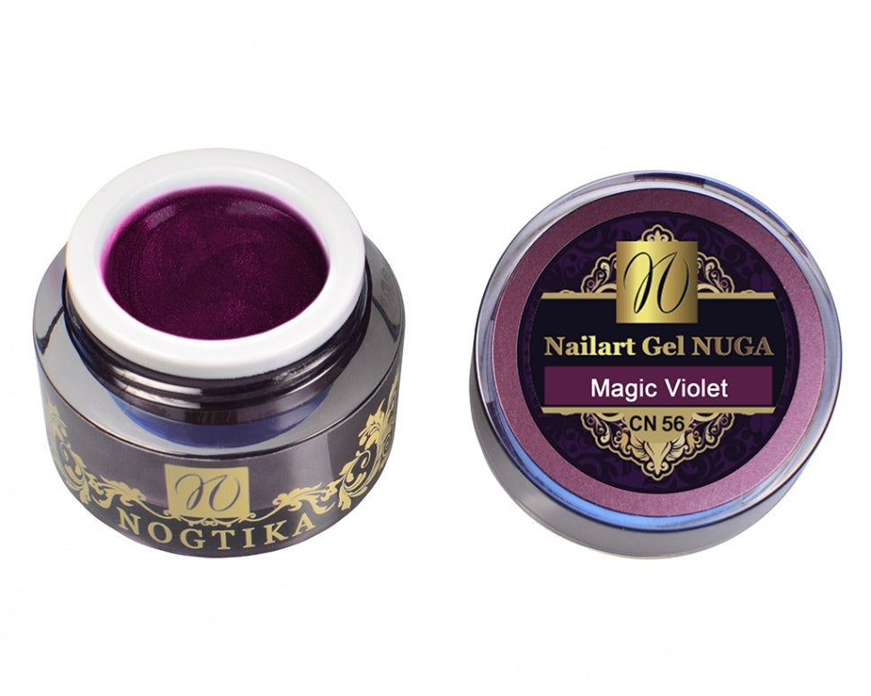 Nailart Color Gel NUGA (without sweat layer) 'Magic Violet'