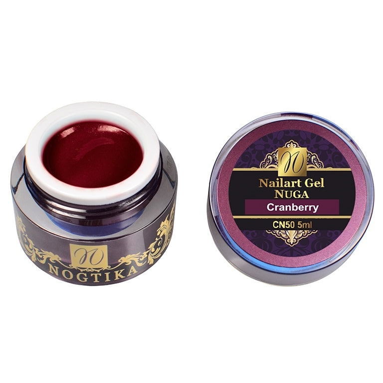 Gel colore per unghie NUGA (senza strato di dispersione) "Cranberry"