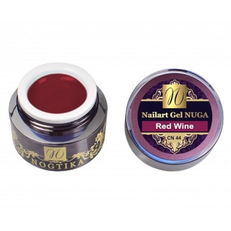 Nailart Color Gel NUGA (without sweat layer) 'Red Wine'