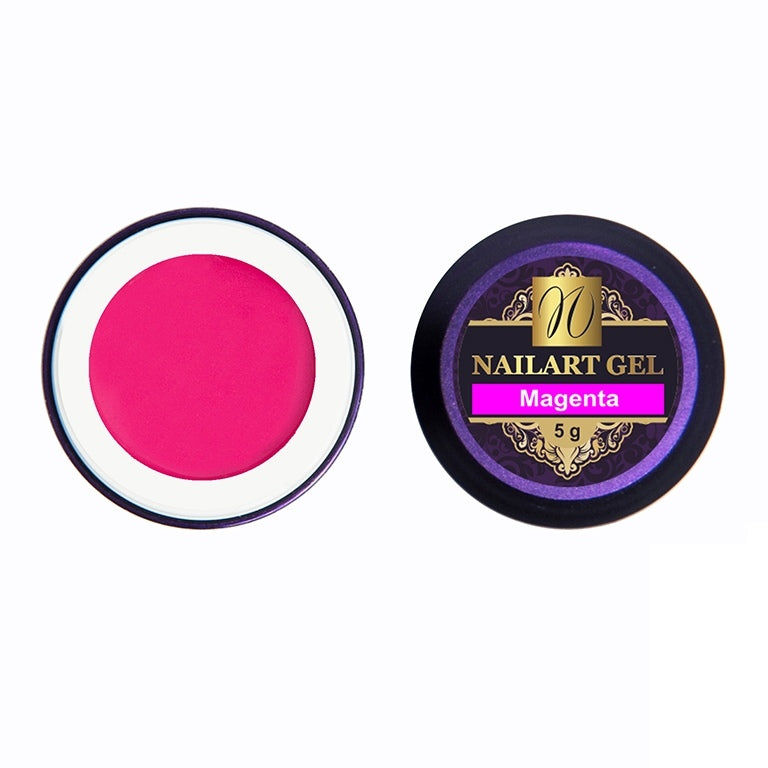 Nailart Farbgel (ohne Schwitzschicht) "Magenta"  (TPO-free)
