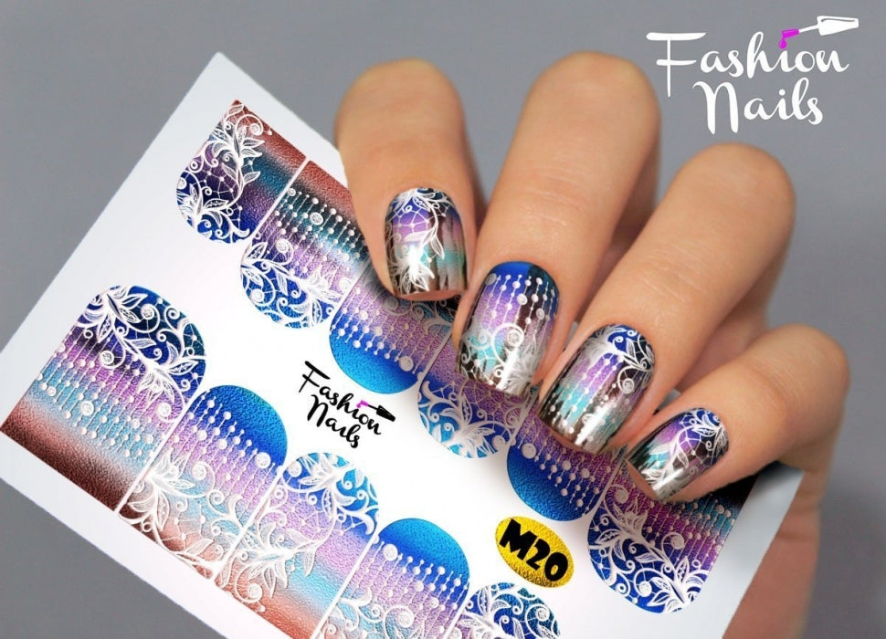 Sticker Design Metallic M20 (water-soluble stickers)