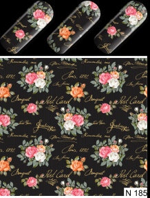 Water Sticker Flowers