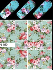 Wasser Sticker Blumen