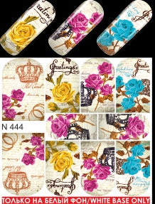 Water Sticker Flowers