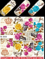 Wasser Sticker Blumen