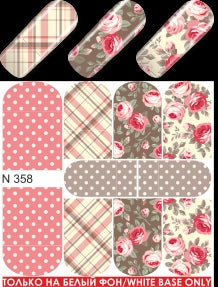 Water Sticker Flowers