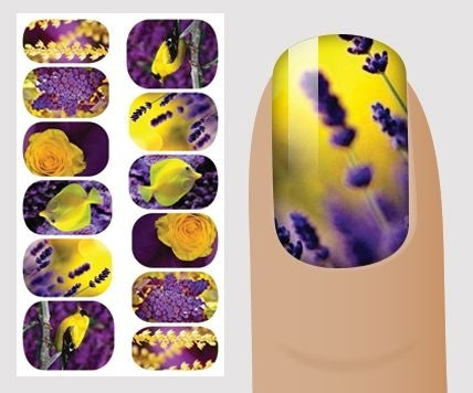 Water Sticker Flowers