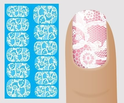 Water Sticker Motif Lace