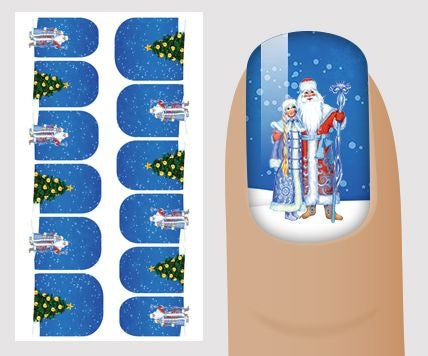 "Christmas" Nail Stickers