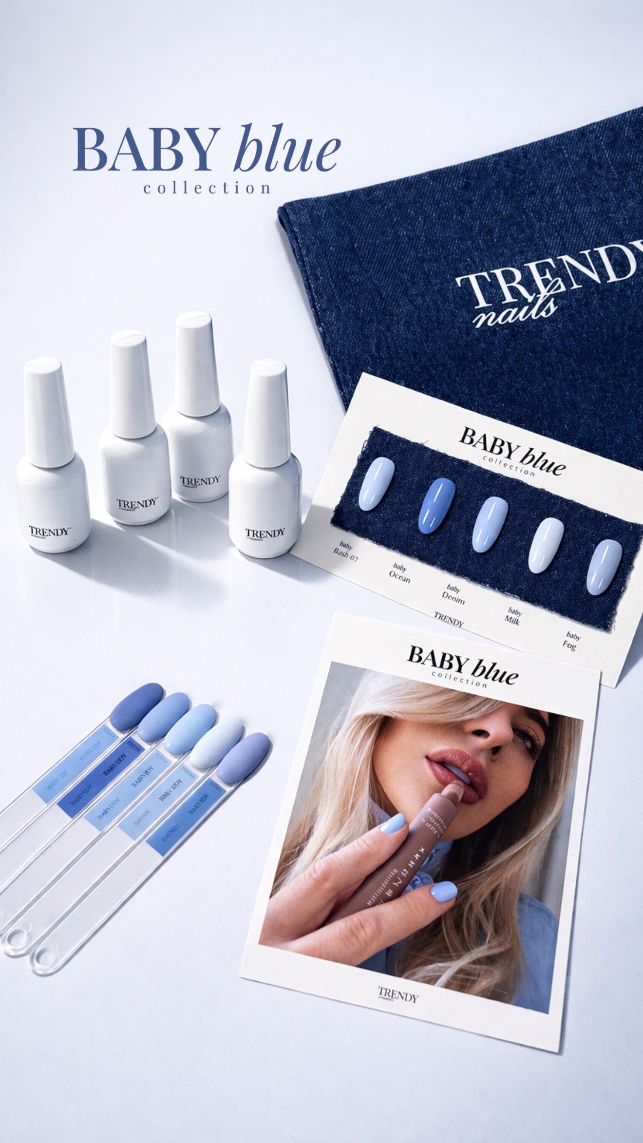 Gel Polish Baby Fog 5ml/10ml von Trendy Nails (TPO/HEMA-free)
