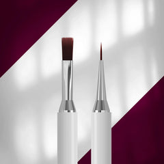 STALEKS EXCLUSIVE 08/03 Doppelseitiger Pinsel für Gel 10 mm / Liner 10 mm