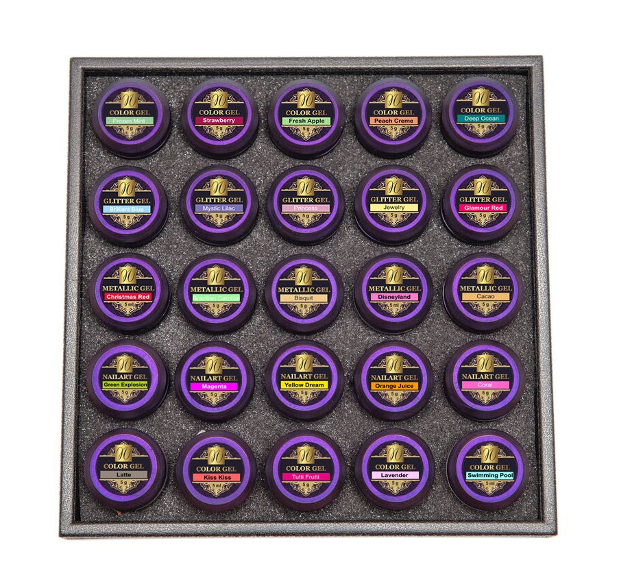 Set di Gel Colorati da 25 pezzi (20 + 5 GRATIS)