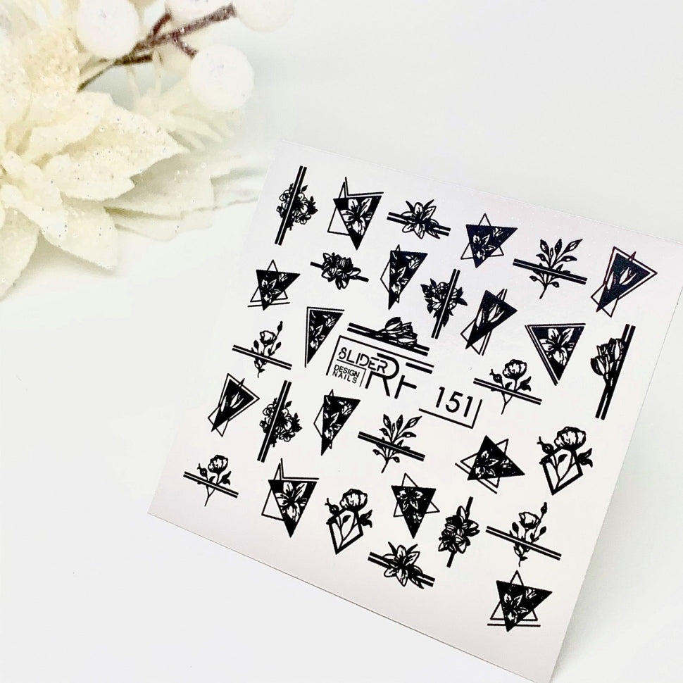 Sticker Design RF151 (Water-soluble stickers) Slider
