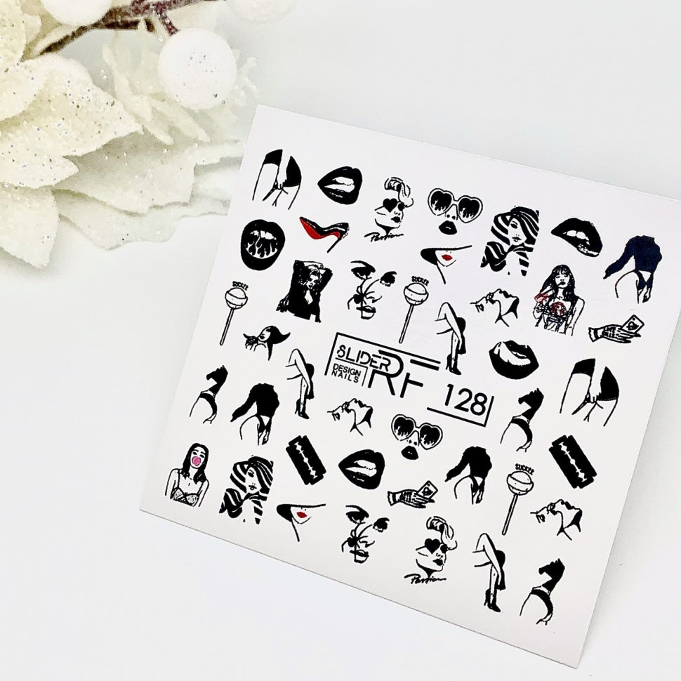 Sticker Design RF128 (Water-soluble Stickers) Slider
