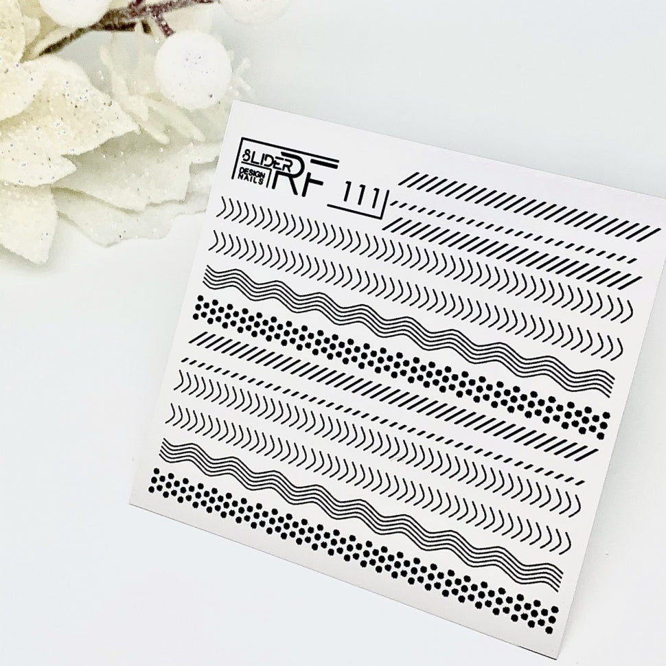 Sticker Design RF111 (водорастворимые наклейки) Слайдер