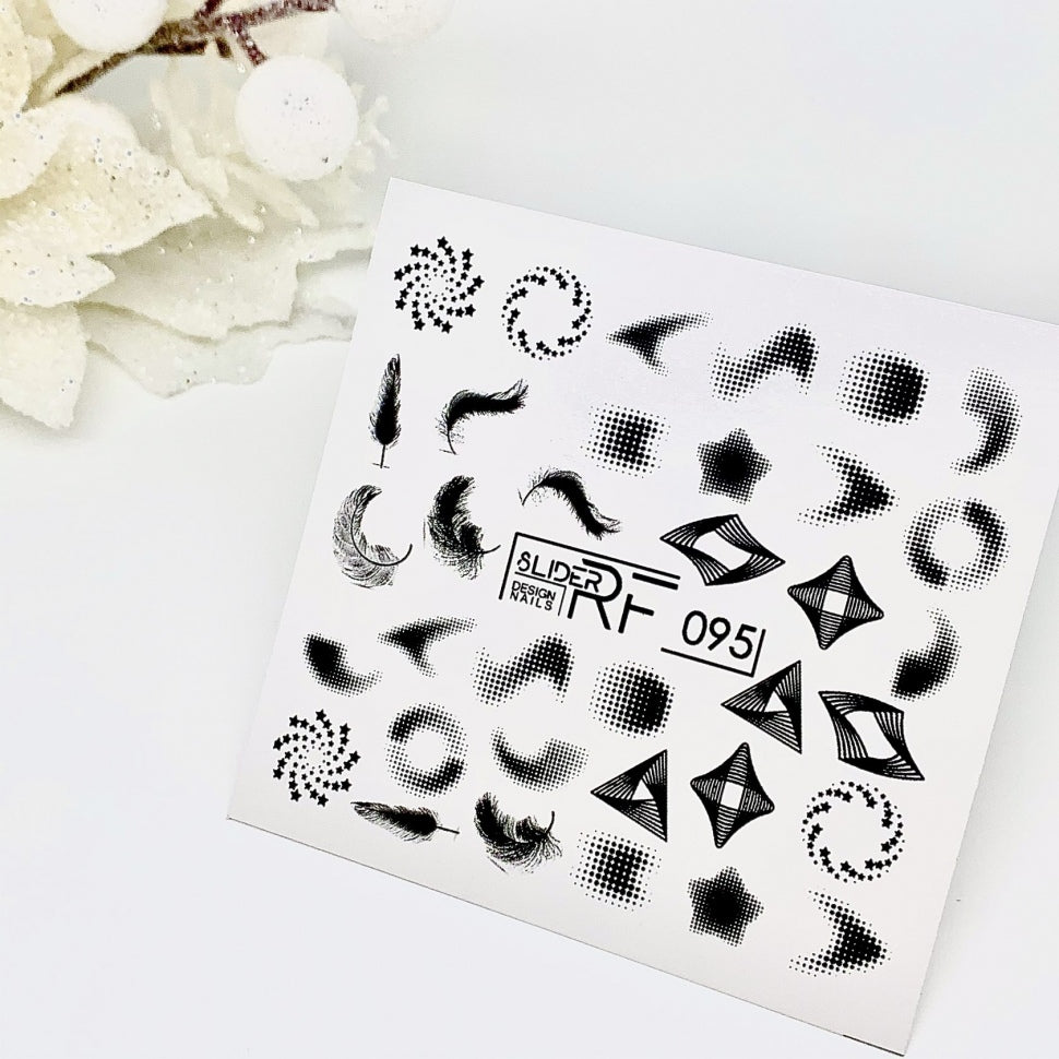 Sticker Design RF095 (водорастворимые наклейки) Слайдер