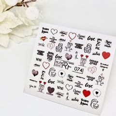 Sticker Design RF074 (Adesivi idrosolubili) Slider