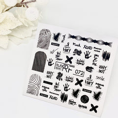 Sticker Design RF072 (adesivi removibili) Sliders