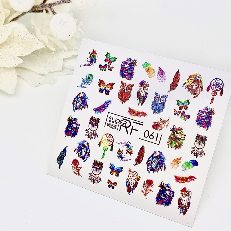 Sticker Design RF061 (водорастворимые наклейки) Слайдер
