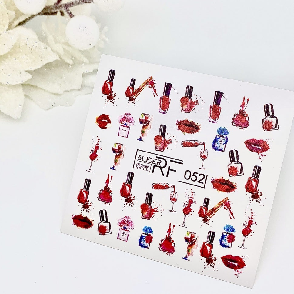 Sticker Design RF052 (Water-soluble Stickers) Slider