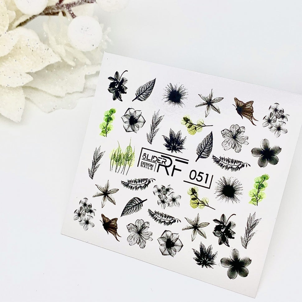 Sticker Design RF051 (водорастворимые наклейки) Слайдер
