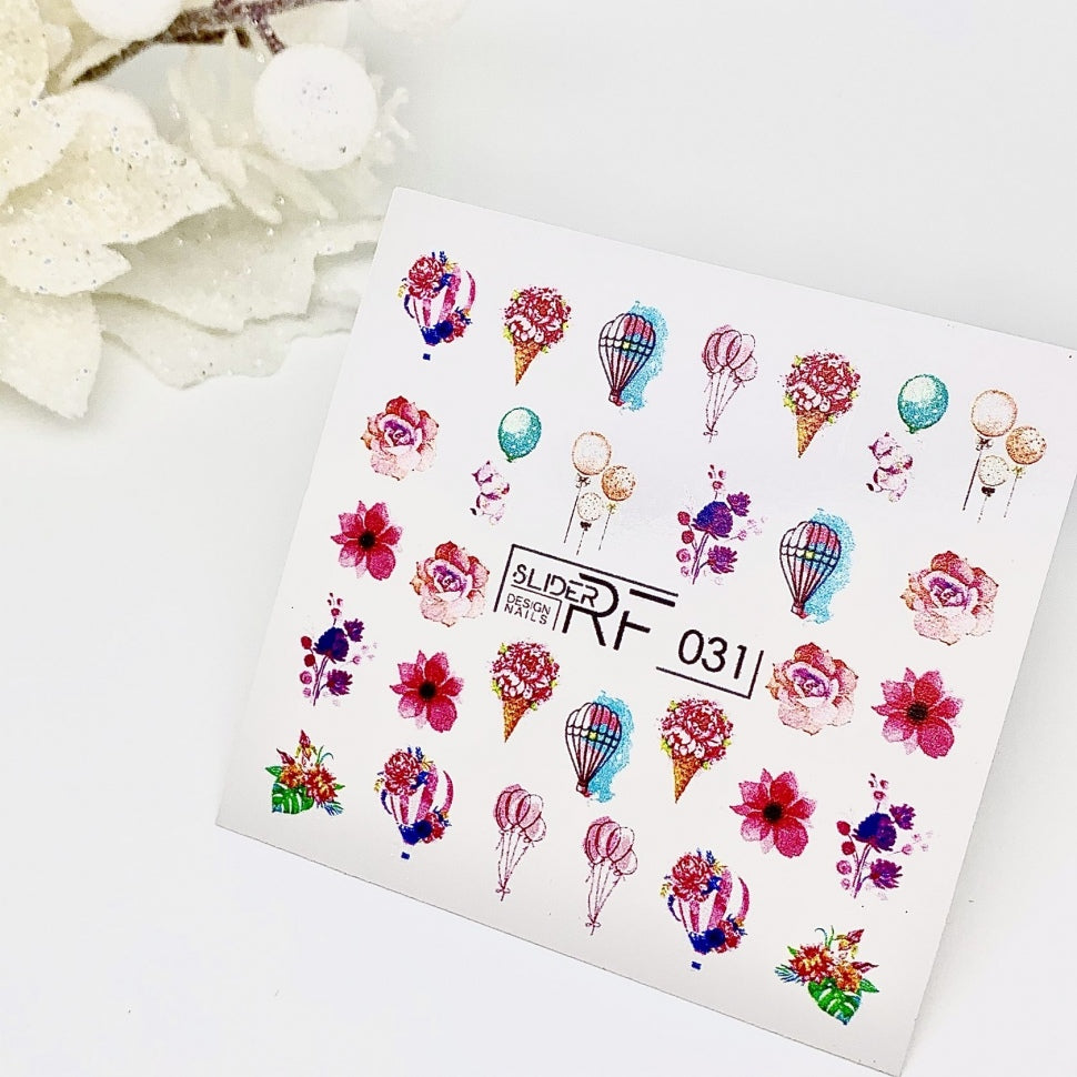 Sticker Design RF031 (водорастворимые наклейки) Слайдер
