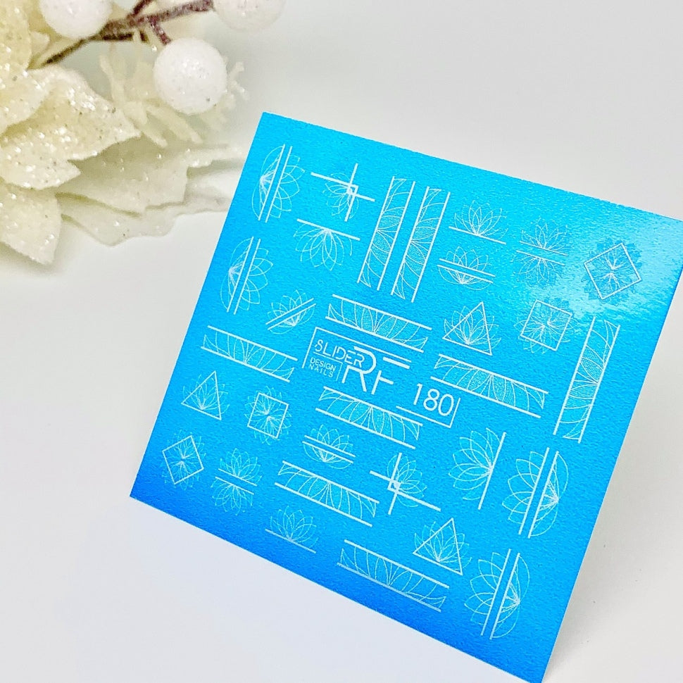 Sticker Design RF180 Flowers (Water-soluble Stickers) Slider