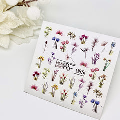 Sticker Design RF085 Blumen (Wasserlösliche Aufkleber) Слайдер