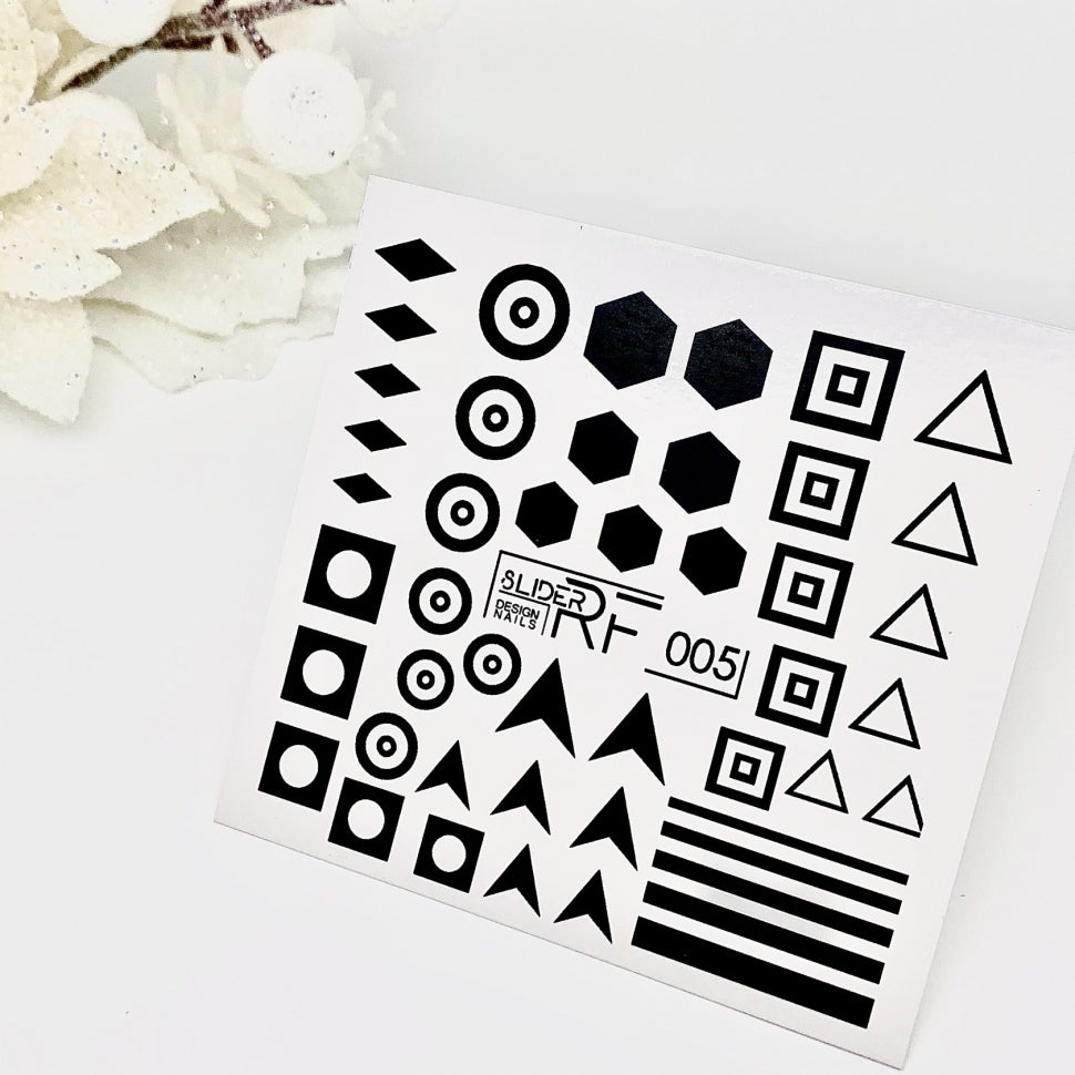 Sticker Design RF005 Shapes (Water-soluble Stickers) Slider