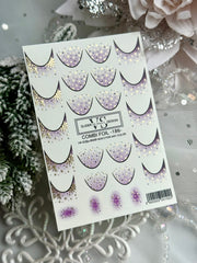 Slider mit Folie (Wasserlösliche Aufkleber) von VS Nails 186 COMBI FOIL