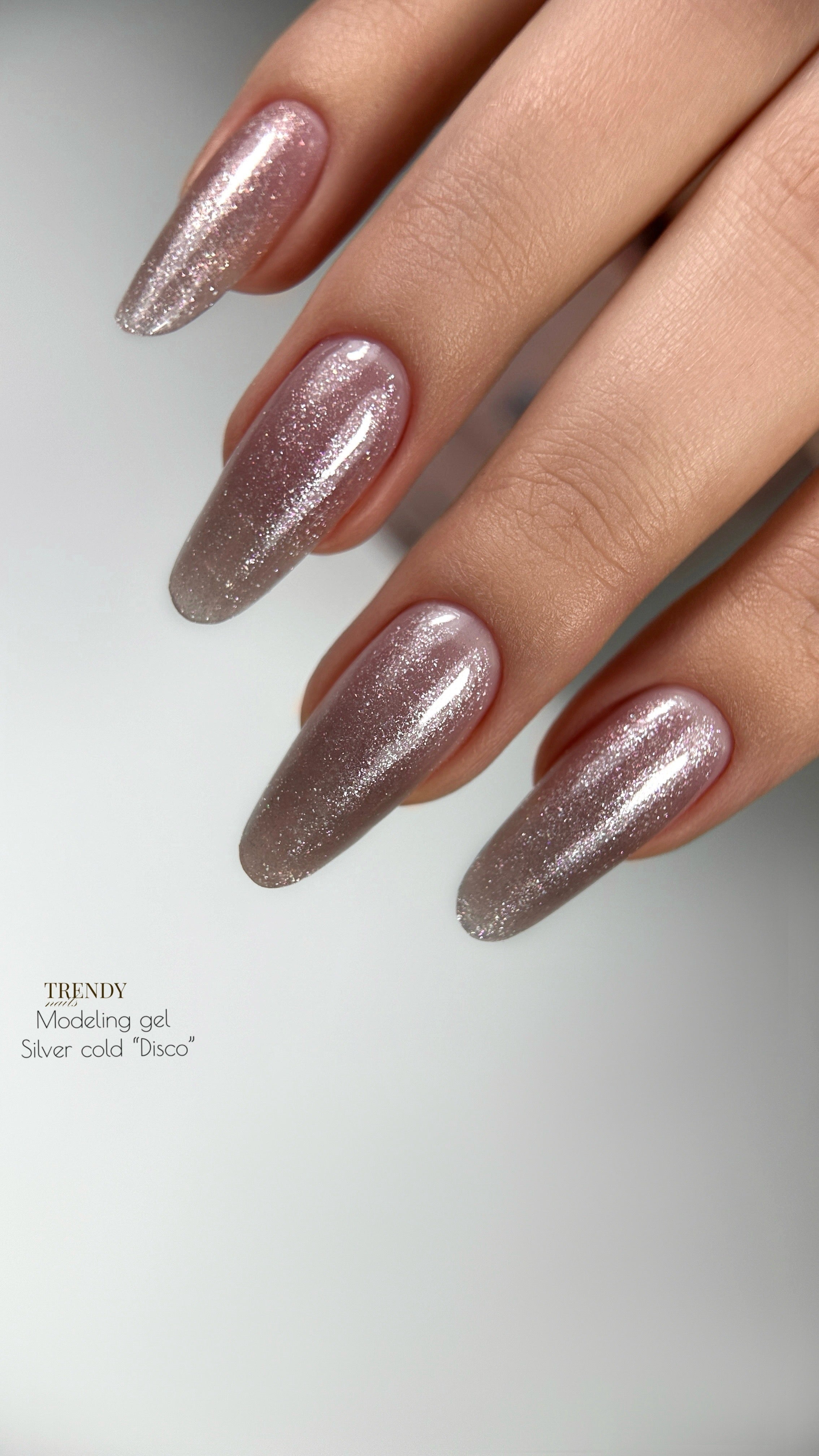 Modeling Gel selbstglättend „Disco“ Silver-Gold Collection (15ml/30ml) (TPO-Free)