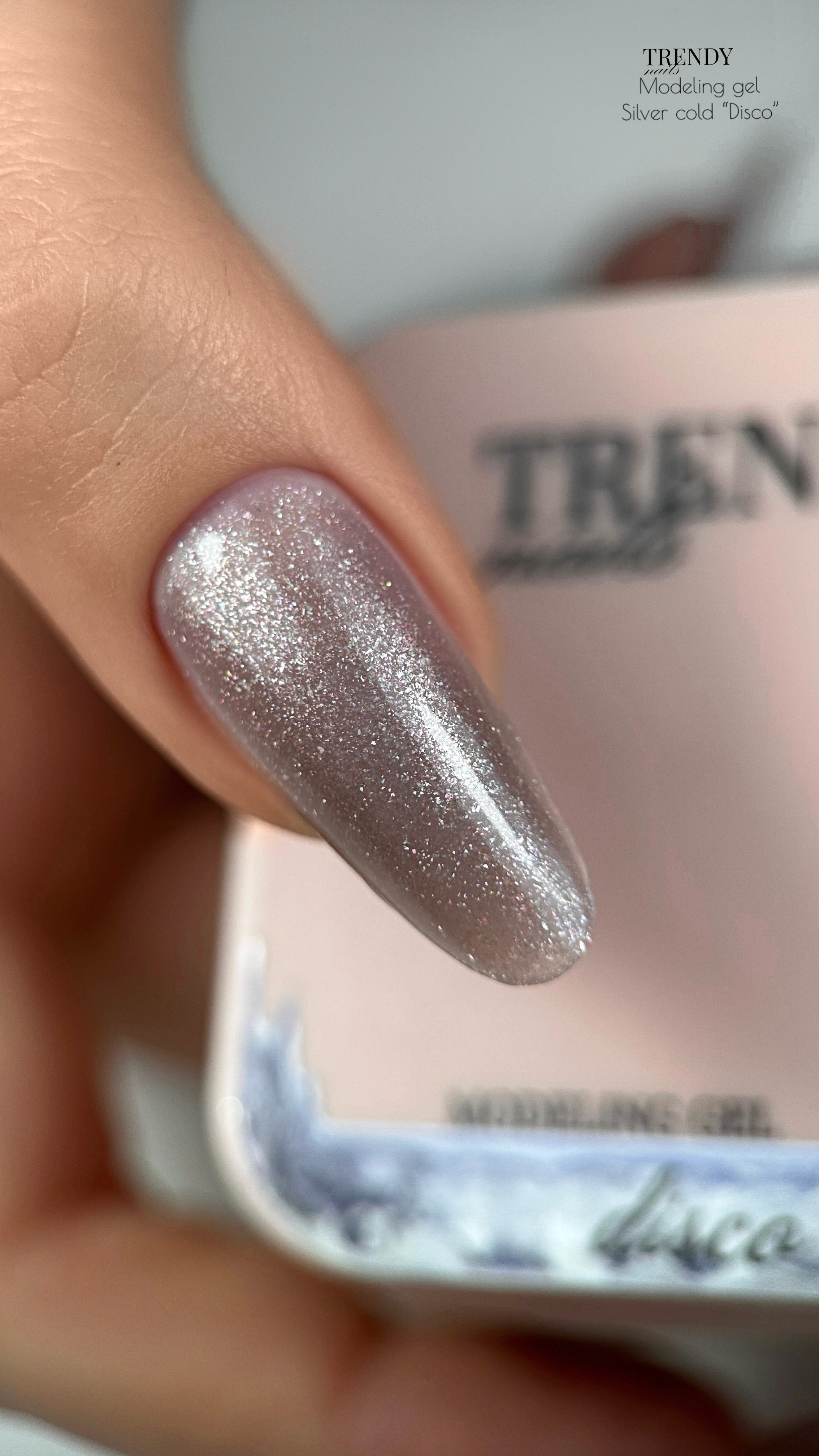 Modeling Gel selbstglättend „Disco“ Silver-Gold Collection (15ml/30ml) (TPO-Free)