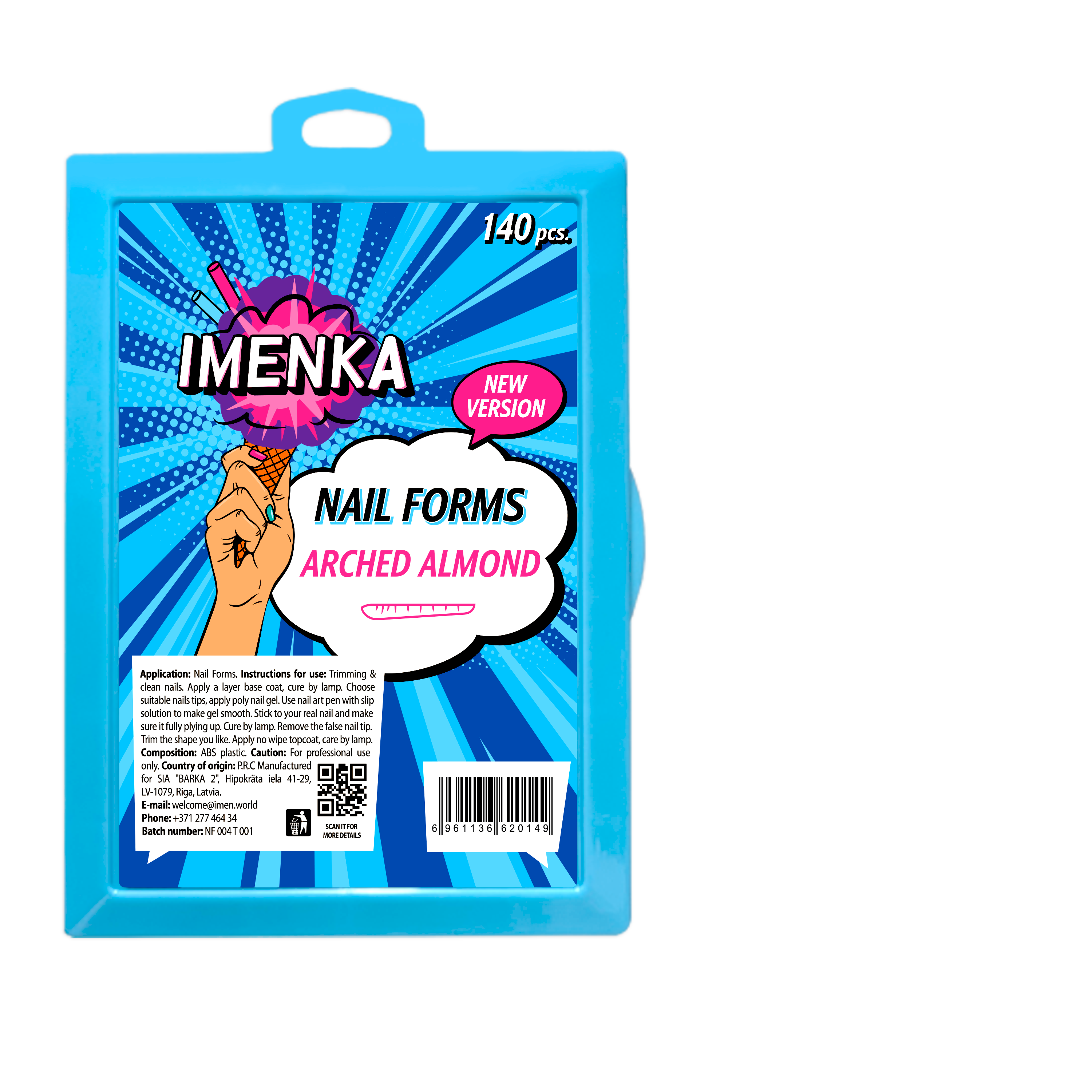 Nail Forms Imenka "Arched Almond" New 2. Version