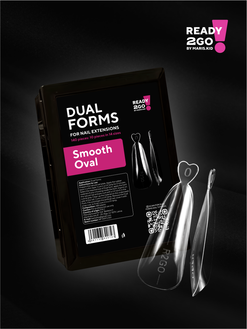 R2GO Dual Tips Smooth Oval 140 Stk. von MARIS.KID 1 Packung