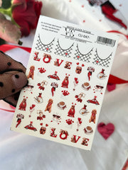 Slider CUT OUT ohne Ausschneiden (Wasserlösliche Aufkleber) CU-047 von VS Nails