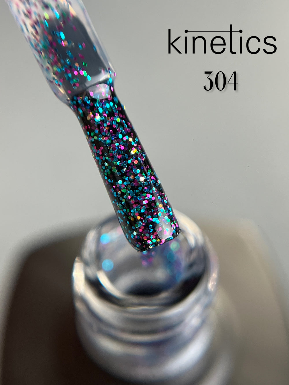 Kinetics SHIELD Гель-лак Glitter Storm Nr.304 (15 мл)
