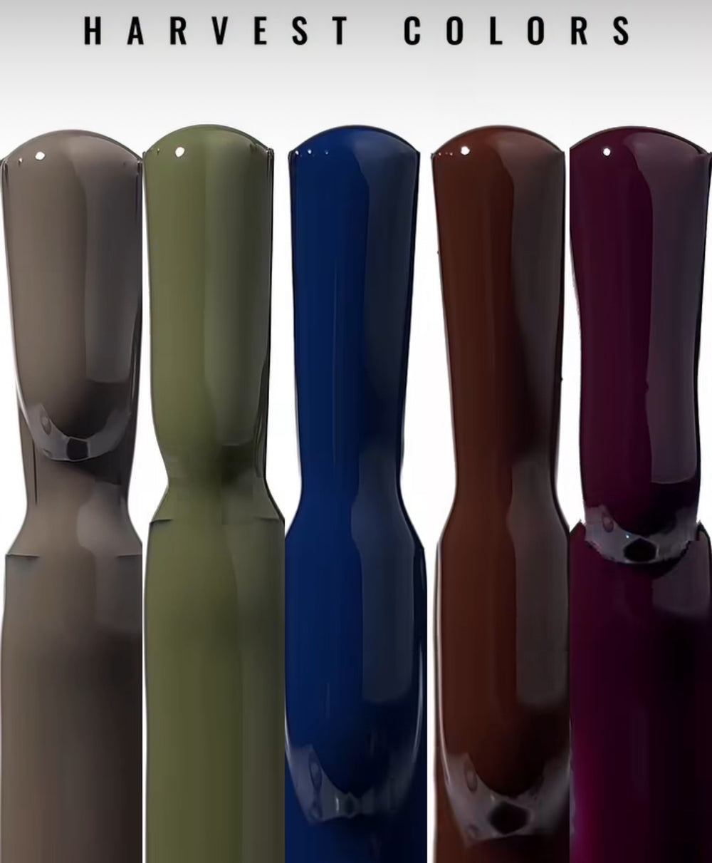 Коллекция гель-лаков Harvest Color (5x8 мл) от Trendy Nails (без TPO/HEMA), осень 2025