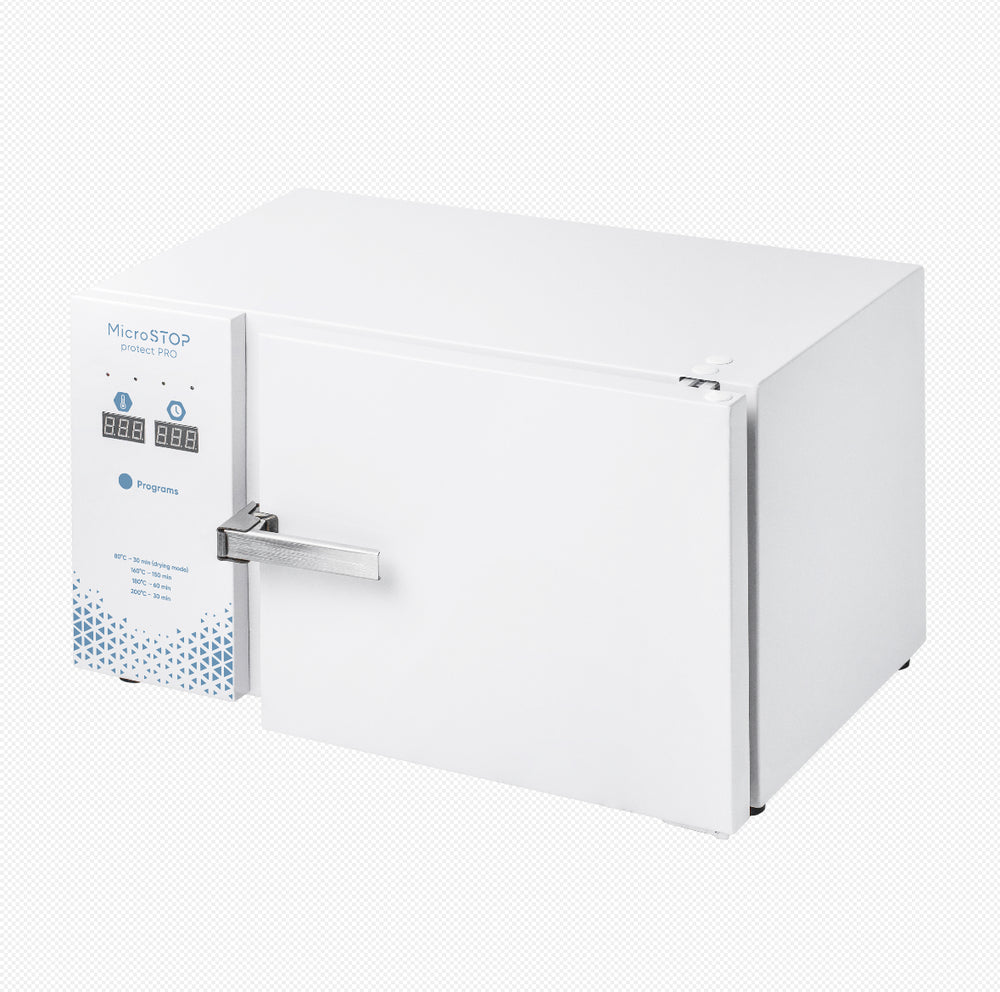 Hot air sterilizer Protect with 3 drawers from MicroSTOP