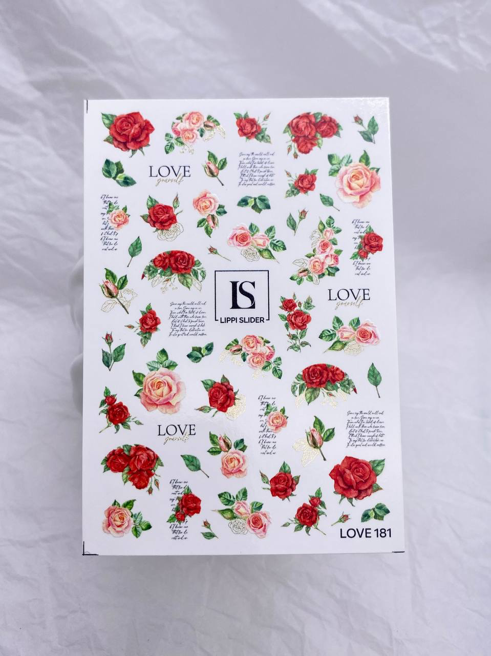 Slider "Love" 181 (Water-slide decals) by Lippi Slider