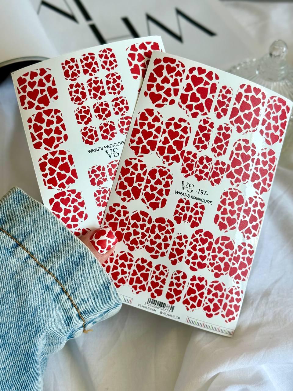 Wrap für Pedicure Maxi 198 von VS Nails