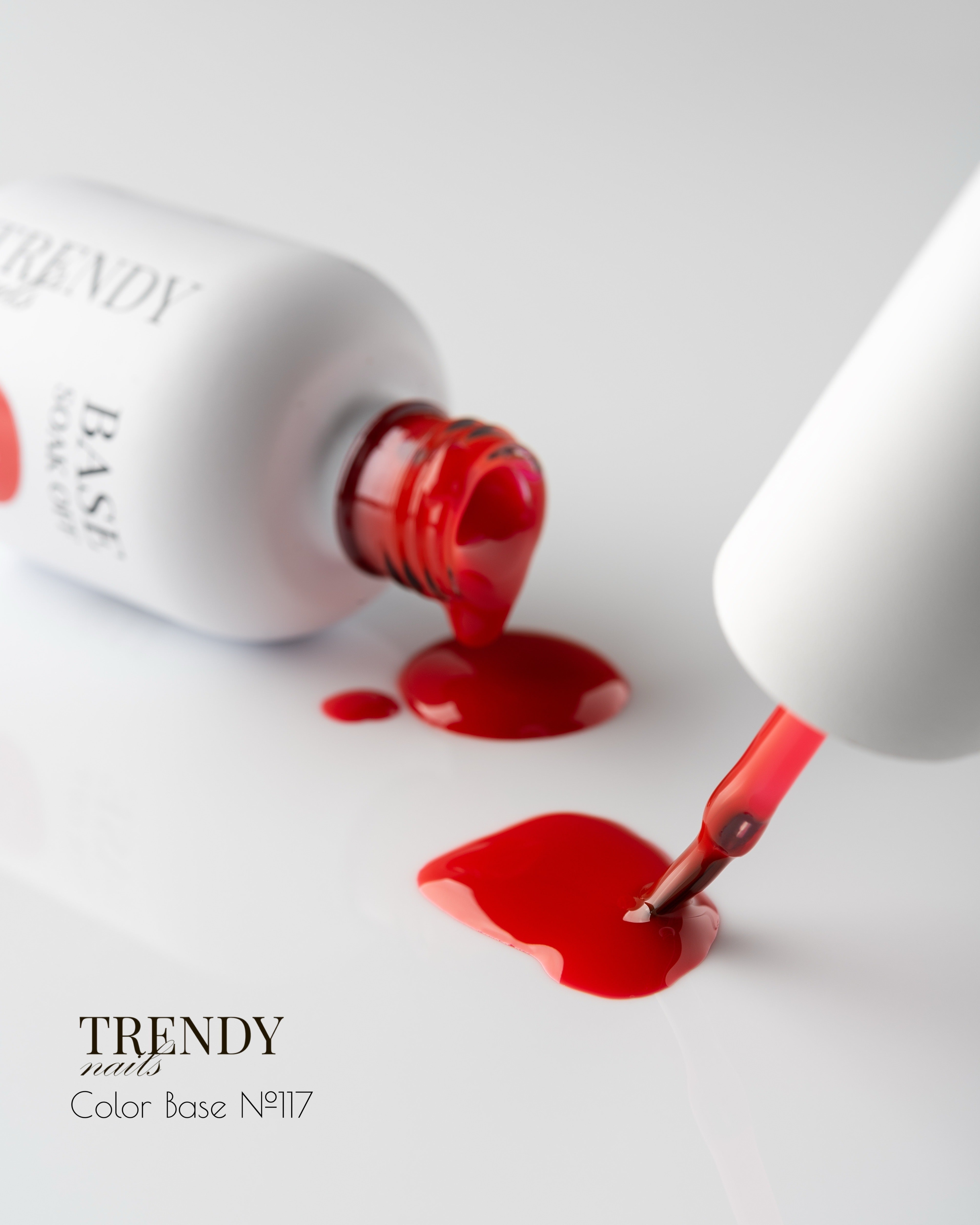Cover Color BASE #118 8ml von Trendy Nails TPO-Free